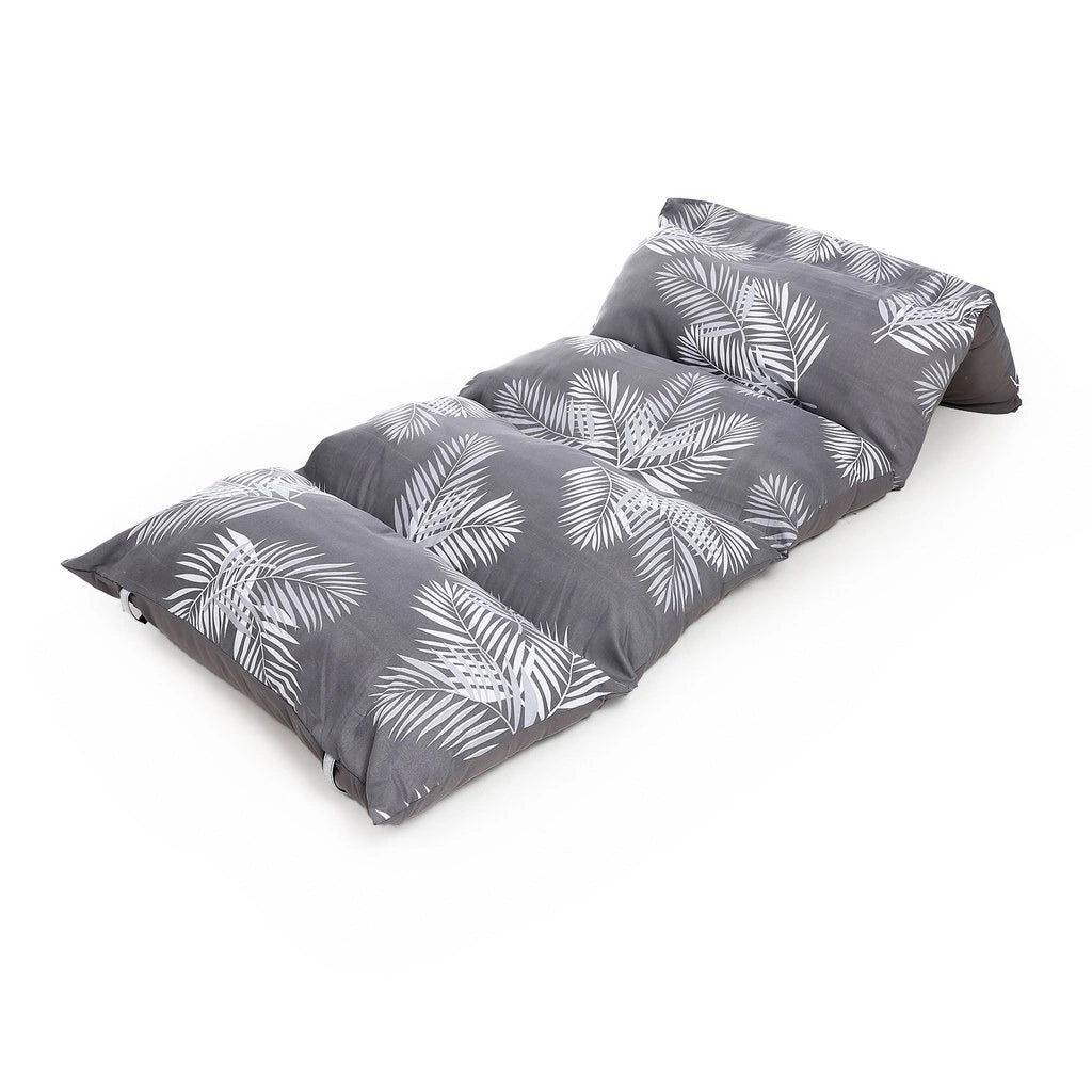 مرتبة أرضية قابلة للطي - أبيض و رمادي