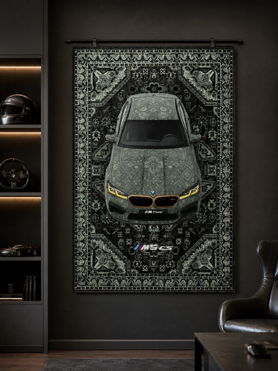 BMW M5 CS 3D Rug