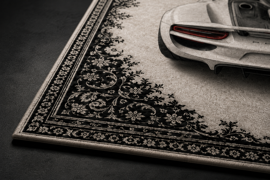 Porsche 918 Spyder 3D Rug