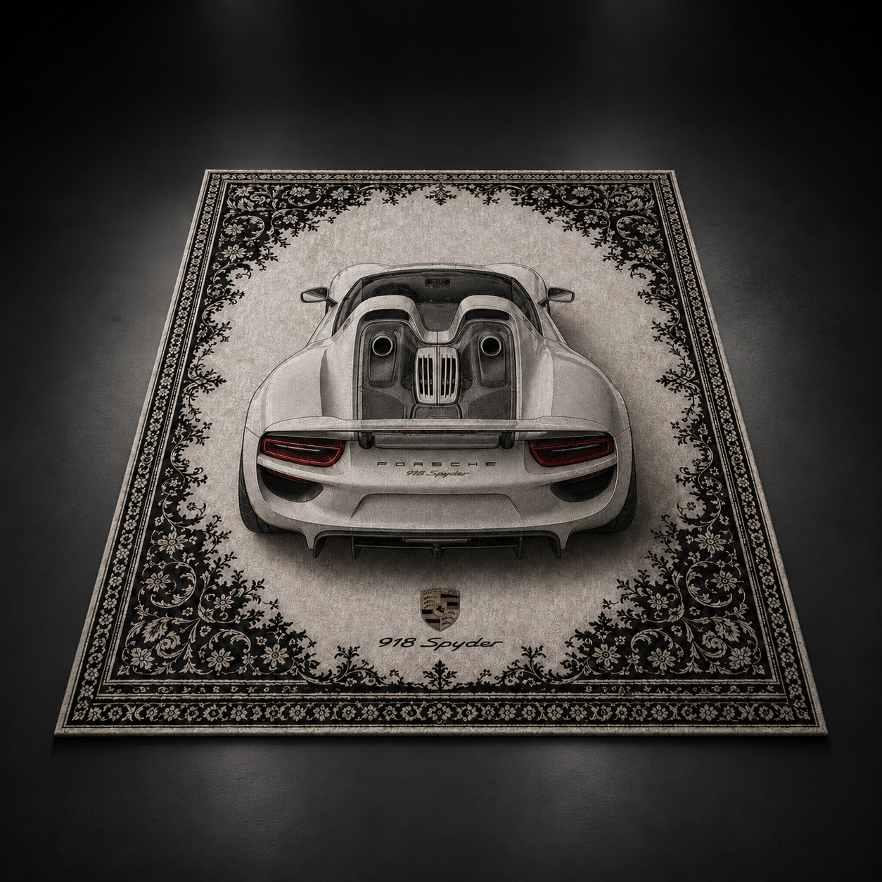 سجادة Porsche 918 Spyder ثلاثية الأبعاد