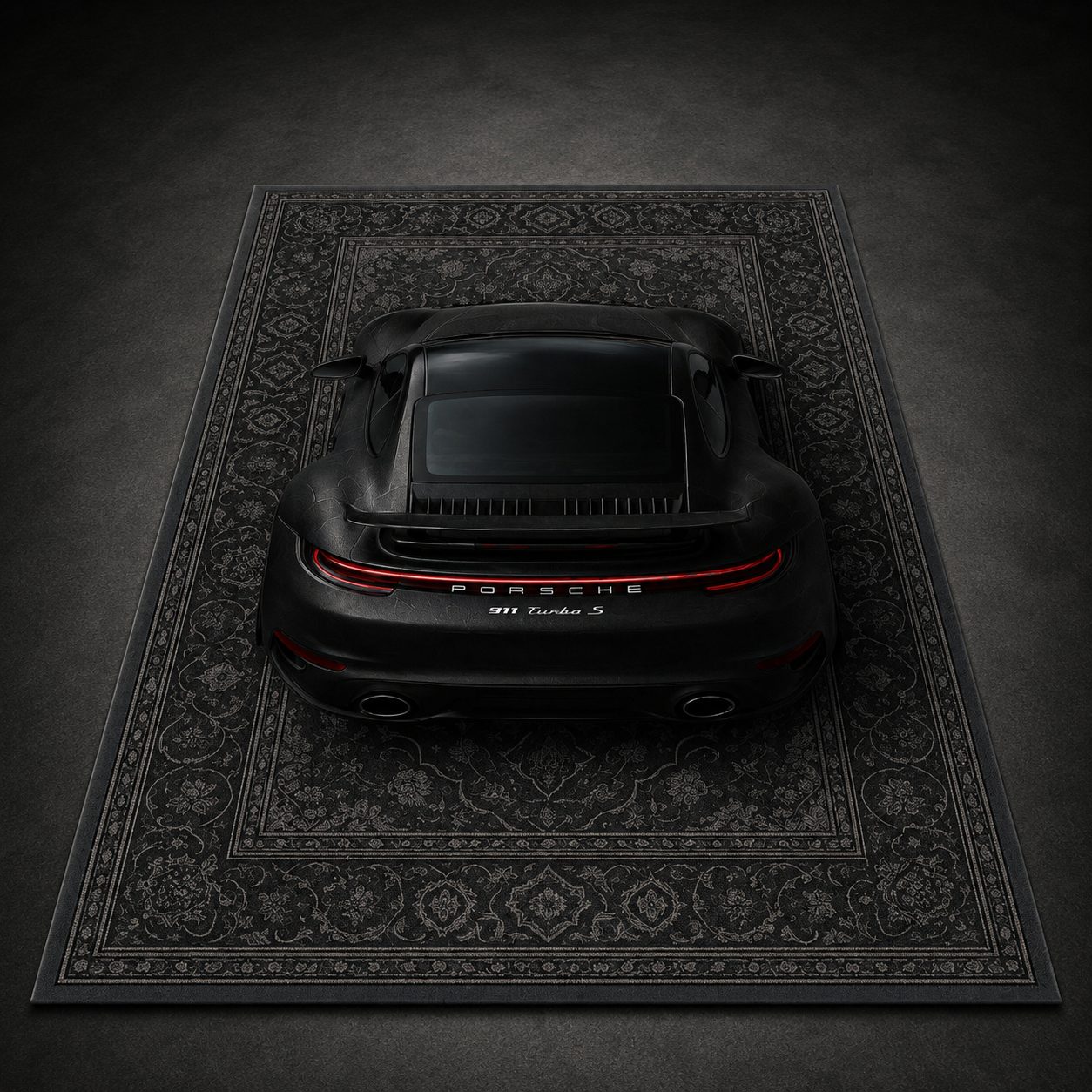 سجادة Porsche 911 Turbo ثلاثية الأبعاد