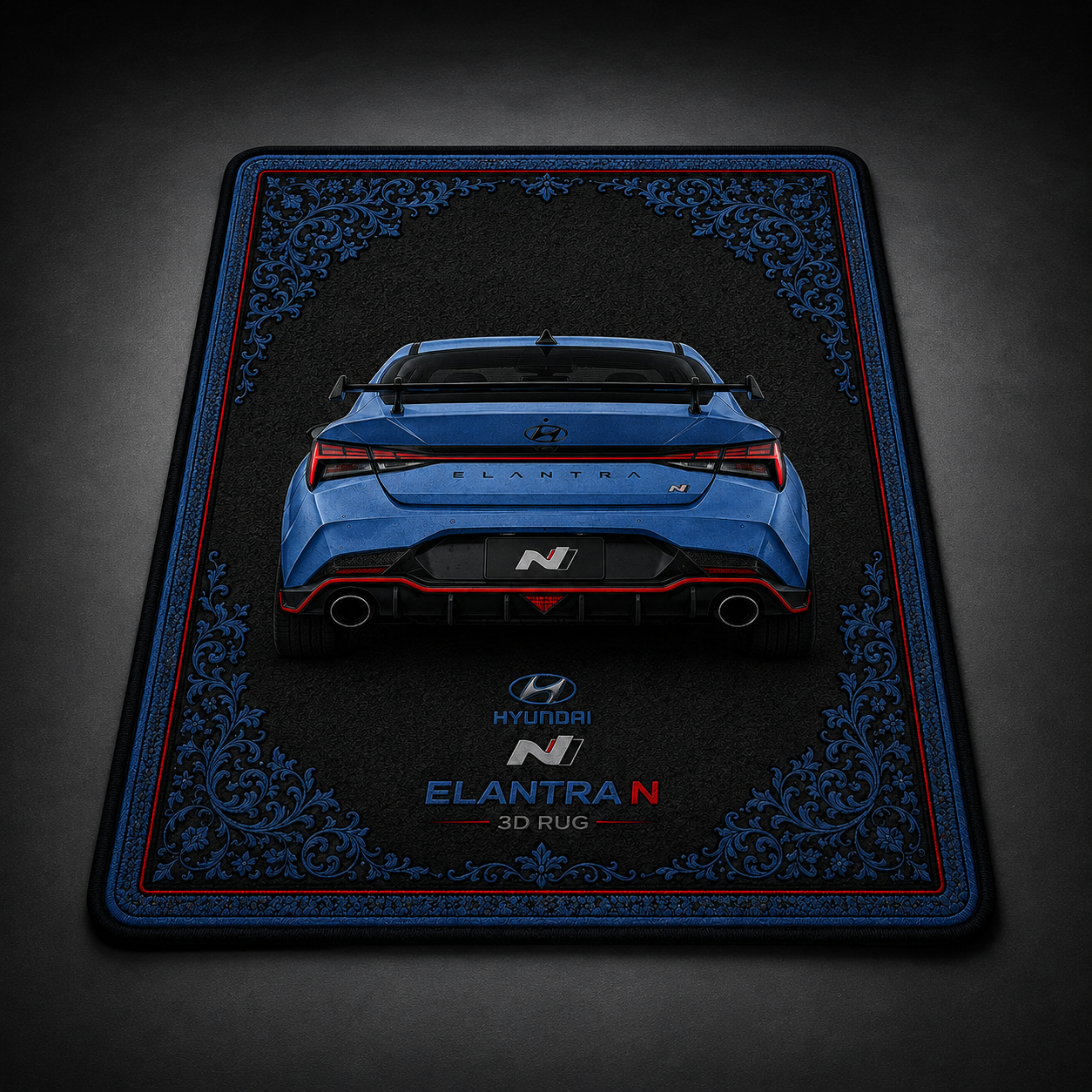 سجادة Hyundai Elantra N ثلاثية الأبعاد