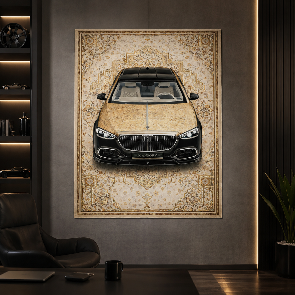 تفاصيل سجادة Mercedes Maybach S-Class Mansory