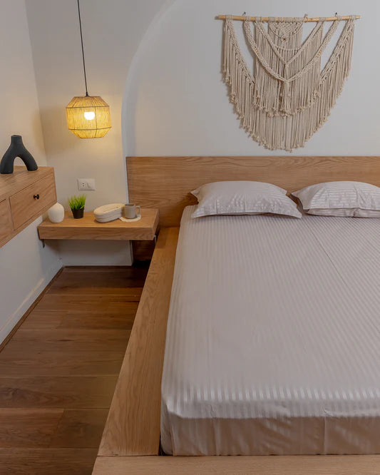 CHAMPANGE stripe bedsheet