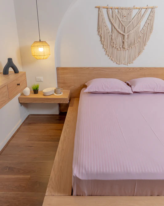 SOFT CASHMERE stripe bedsheet