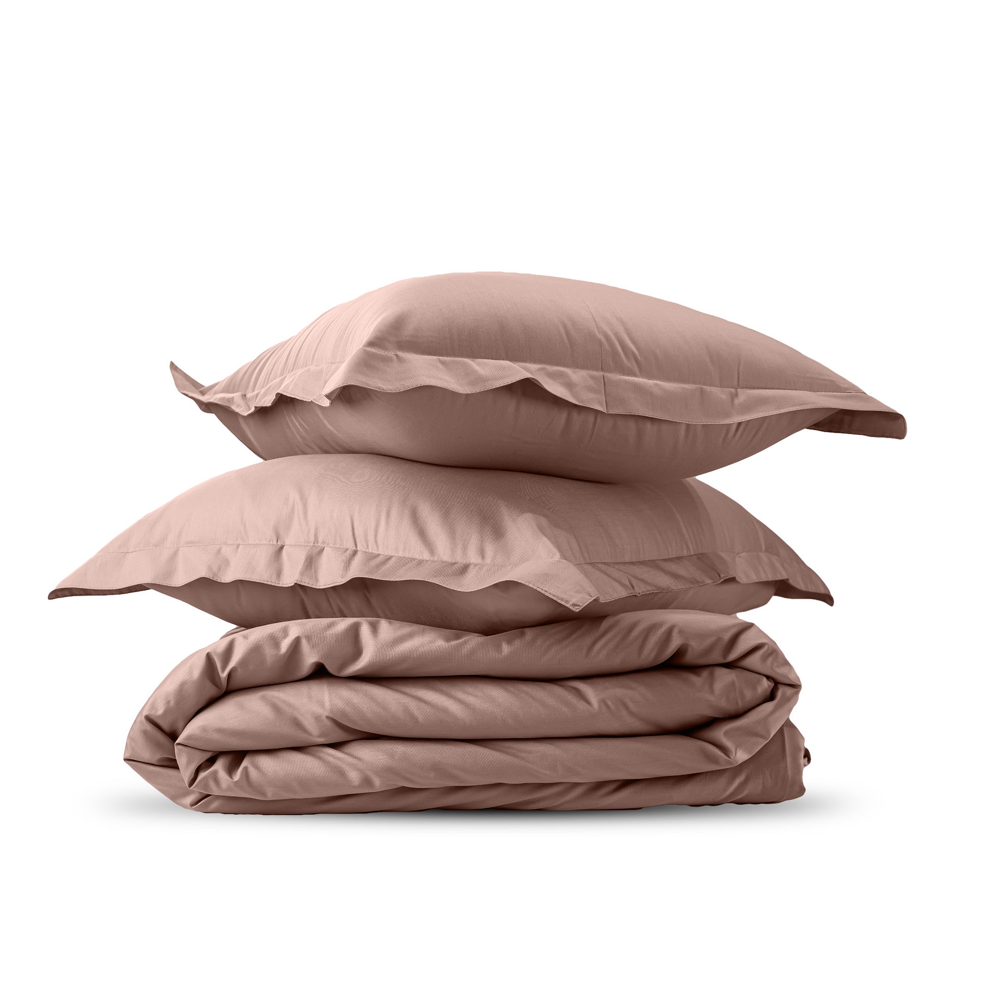 ROSY BROWN Premium Cotton Duvet Cover
